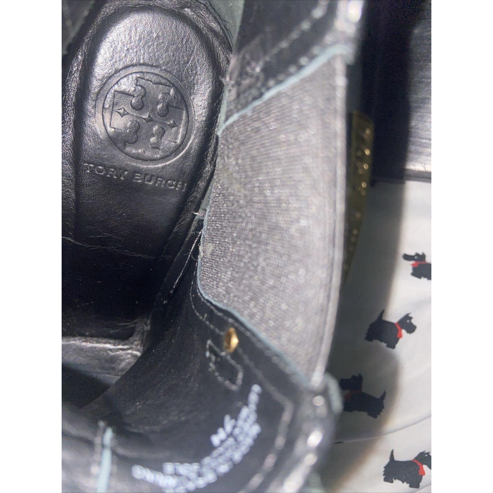 TORY BURCH "ADRIENNE" WOMEN'S BROWN SUEDE WEDGE ANKLE BOOTS SIZE 7MEDIUM - Picture 5 of 6